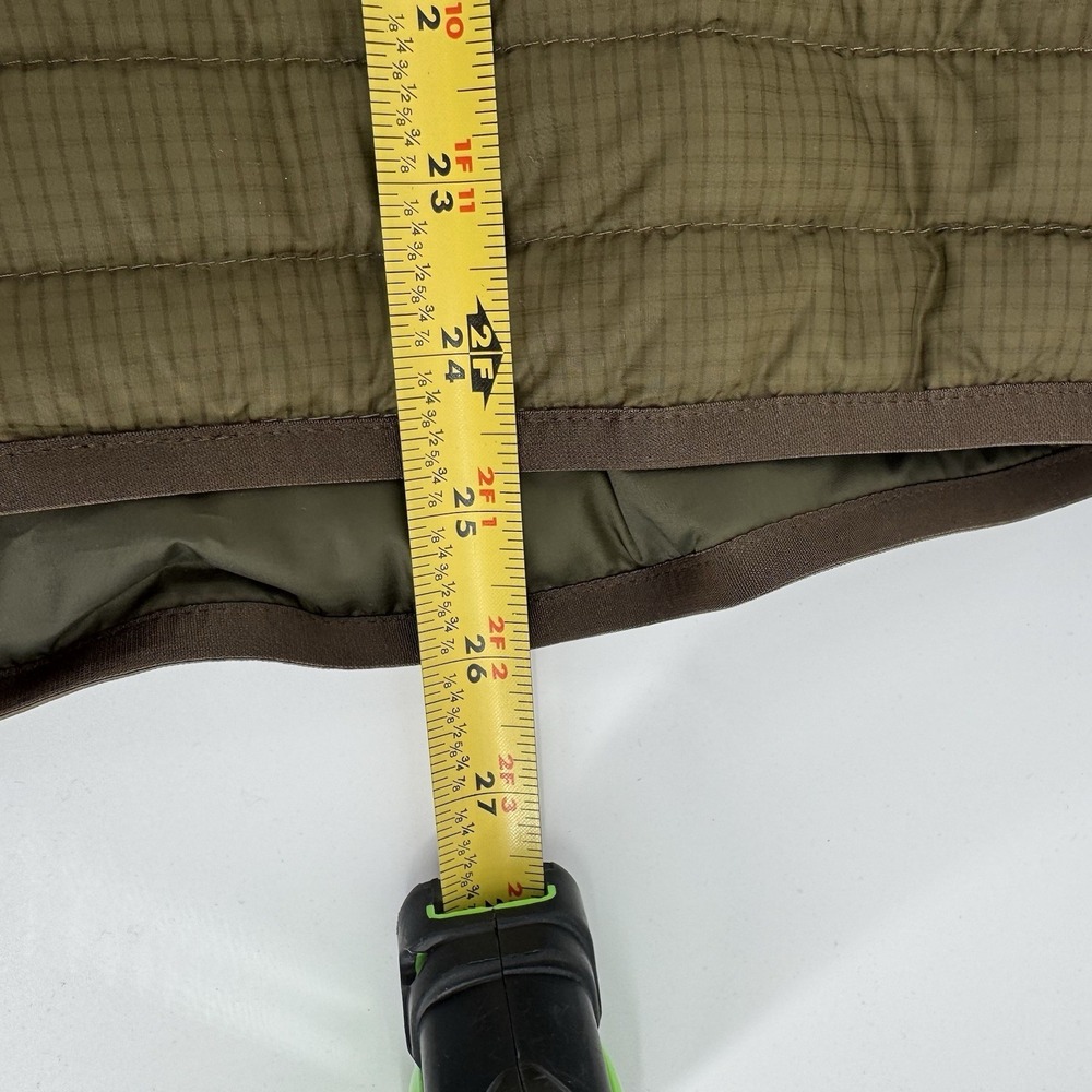 Eddie Bauer‎ Sportshop Womens Vest Size M Green Brown Hunting Stormdown 700 - Picture 12 of 13